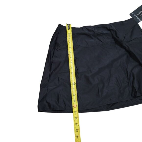 NEW Miraclesuit Tummy‎ Control Black Fit & Flare Flair Swim Skirt Pocket Size 14 - Picture 12 of 13